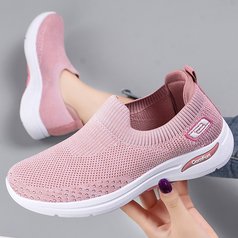 Breathable Mesh Slip-On Sneakers