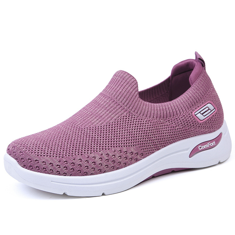 Breathable Mesh Slip-On Sneakers