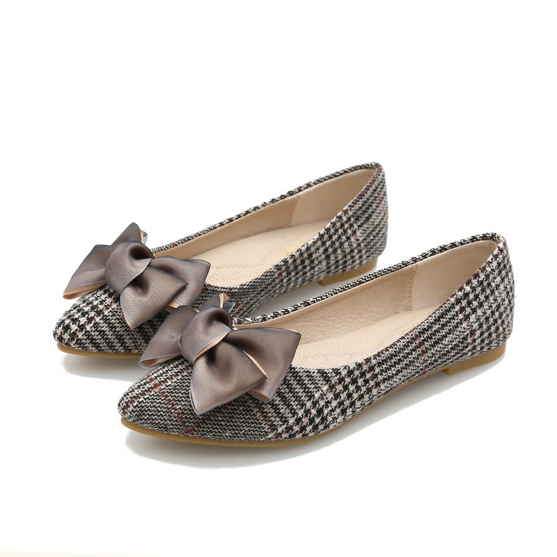Pointed-Toe Ballet Flats