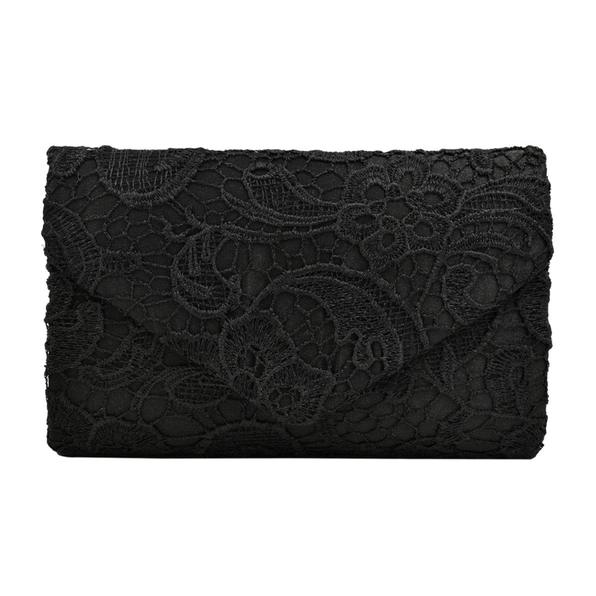 Paisley Satin Evening Clutch